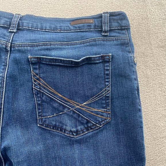 Lee Womens Jeans Size 16 Short Classic Fit Straight Leg Blue Denim Casual Pocket - Picture 14 of 16